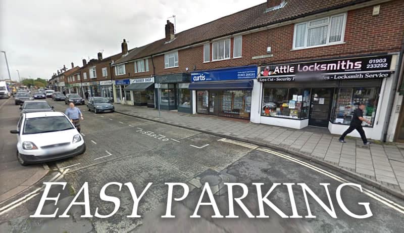 Locksmiths in Worthing with easy parking